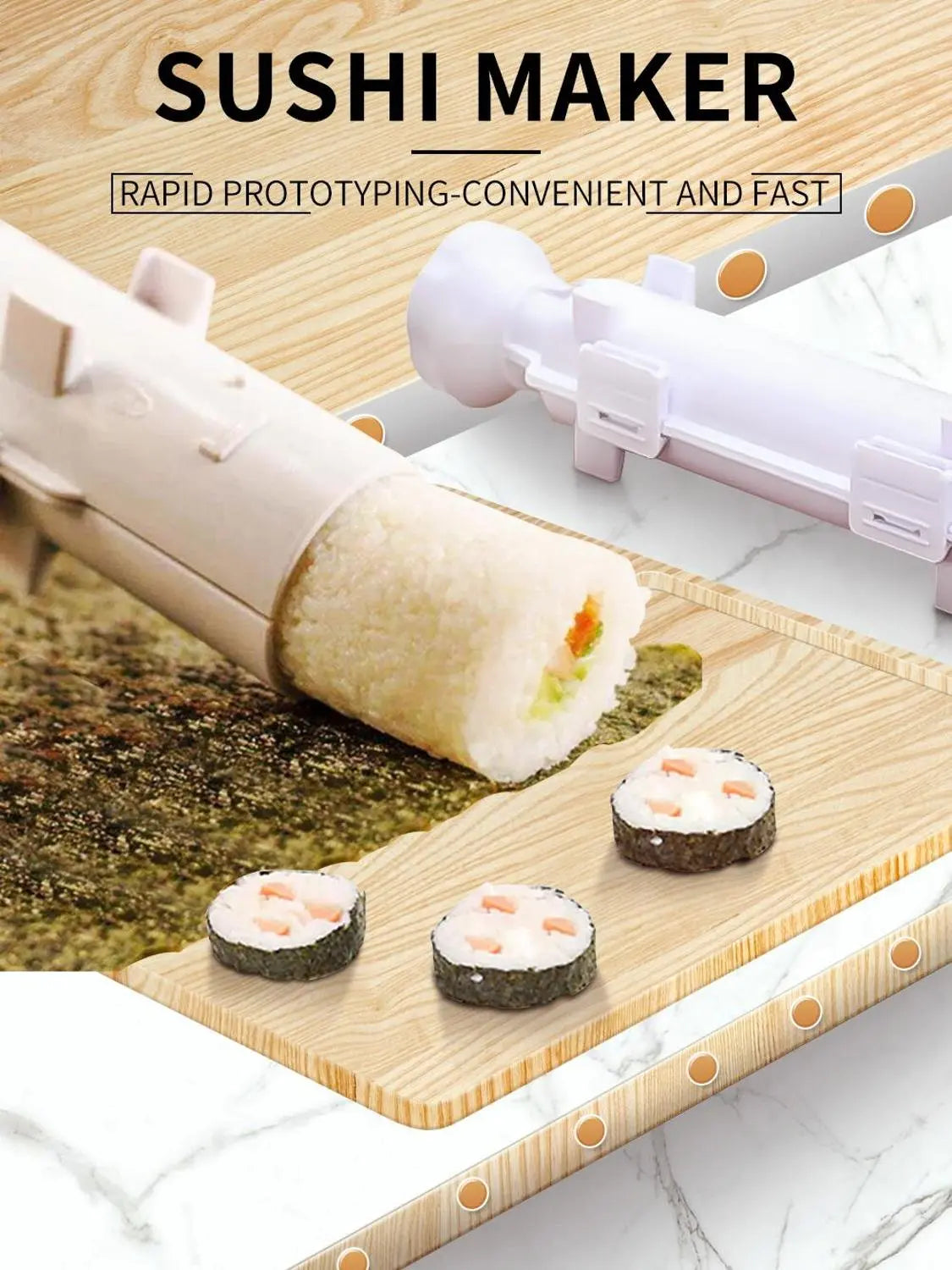 Kitchen Creations Sleek Homemade Sushi Roller